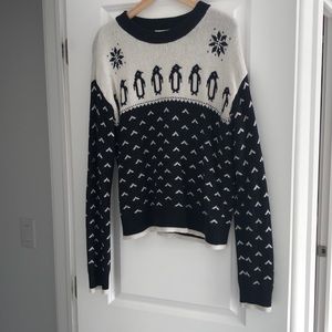 Kate Spade Wool Penguin Sweater 